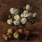 pintura Bodegón, Rosas Y Frutas - Henri Fantin-Latour
