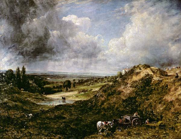 pintura Brezo Hampstead, Ramificación Estanque De La Colina - John Constable