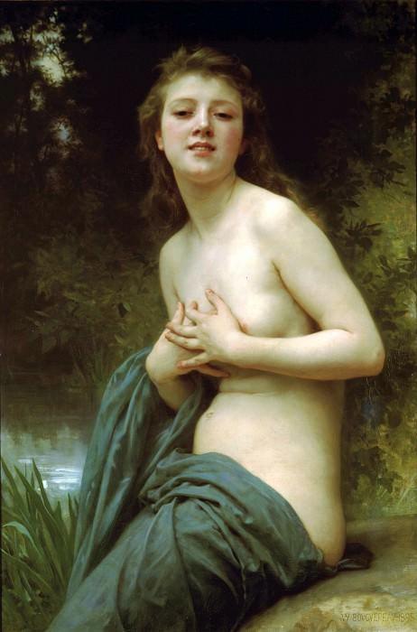 pintura Brisa De Primavera - William-Adolphe Bouguereau