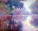 pintura Brumosa Mañana En El Sena - Claude Monet