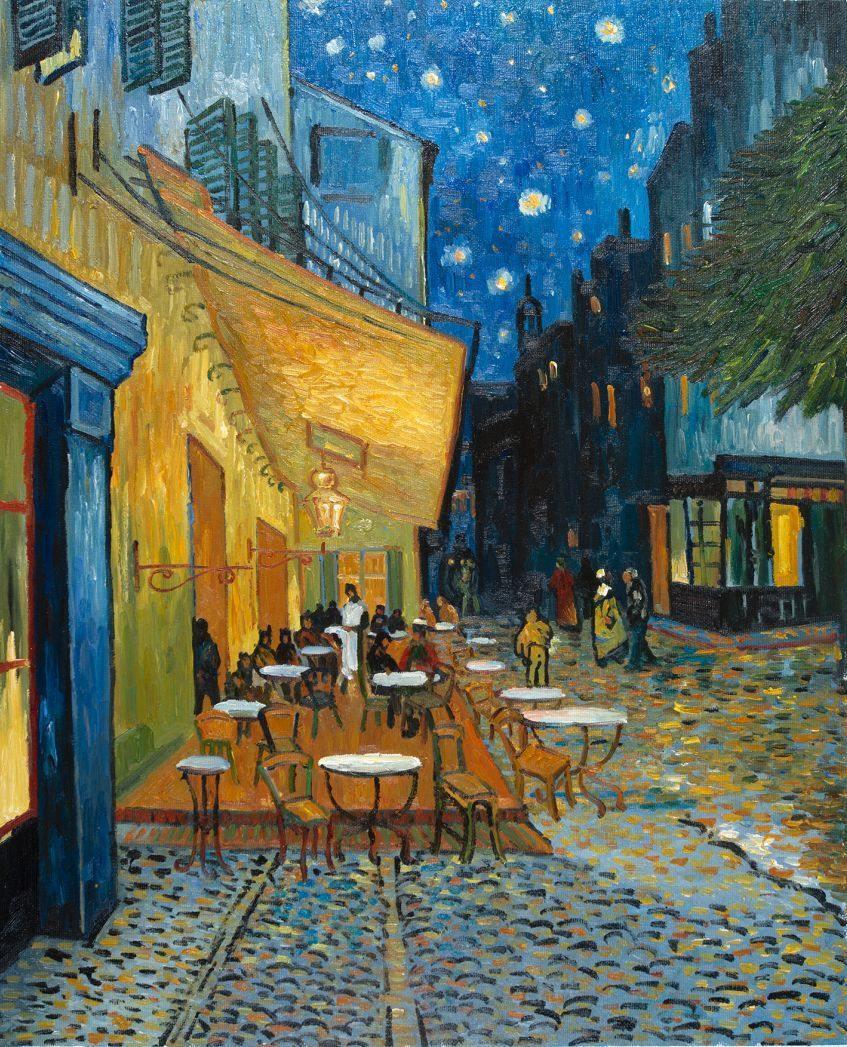 pintura Café Terraza Por La Noche - Vincent Van Gogh
