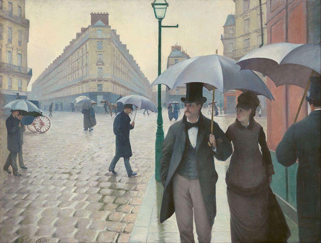 pintura Calle De París En Dia De LLuvia - Gustave Caillebotte