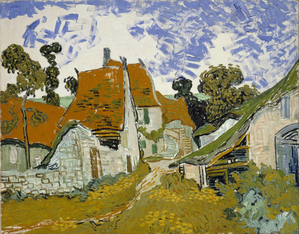 pintura Calle En Auvers Sur Oise - Vincent Van Gogh
