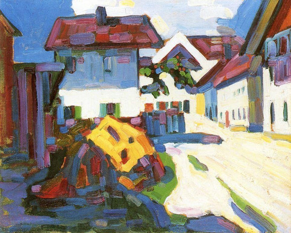 pintura Calle En Murnau - Wassily Kandinsky