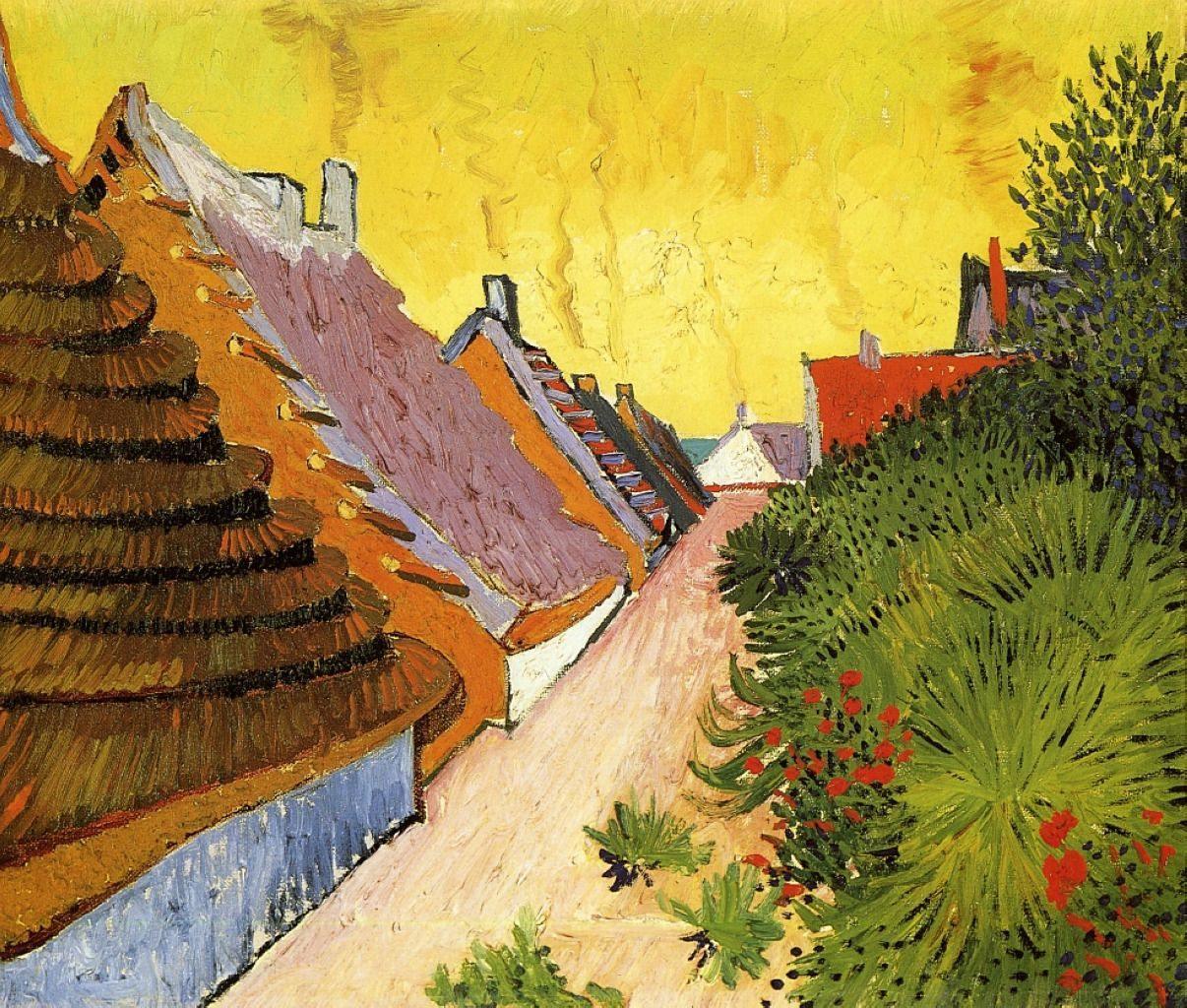 pintura Calle En Saintes Maries - Vincent Van Gogh