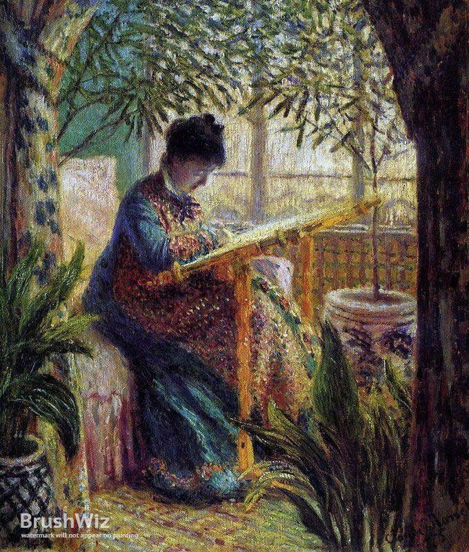 pintura Camille En Los negocios - Claude Monet