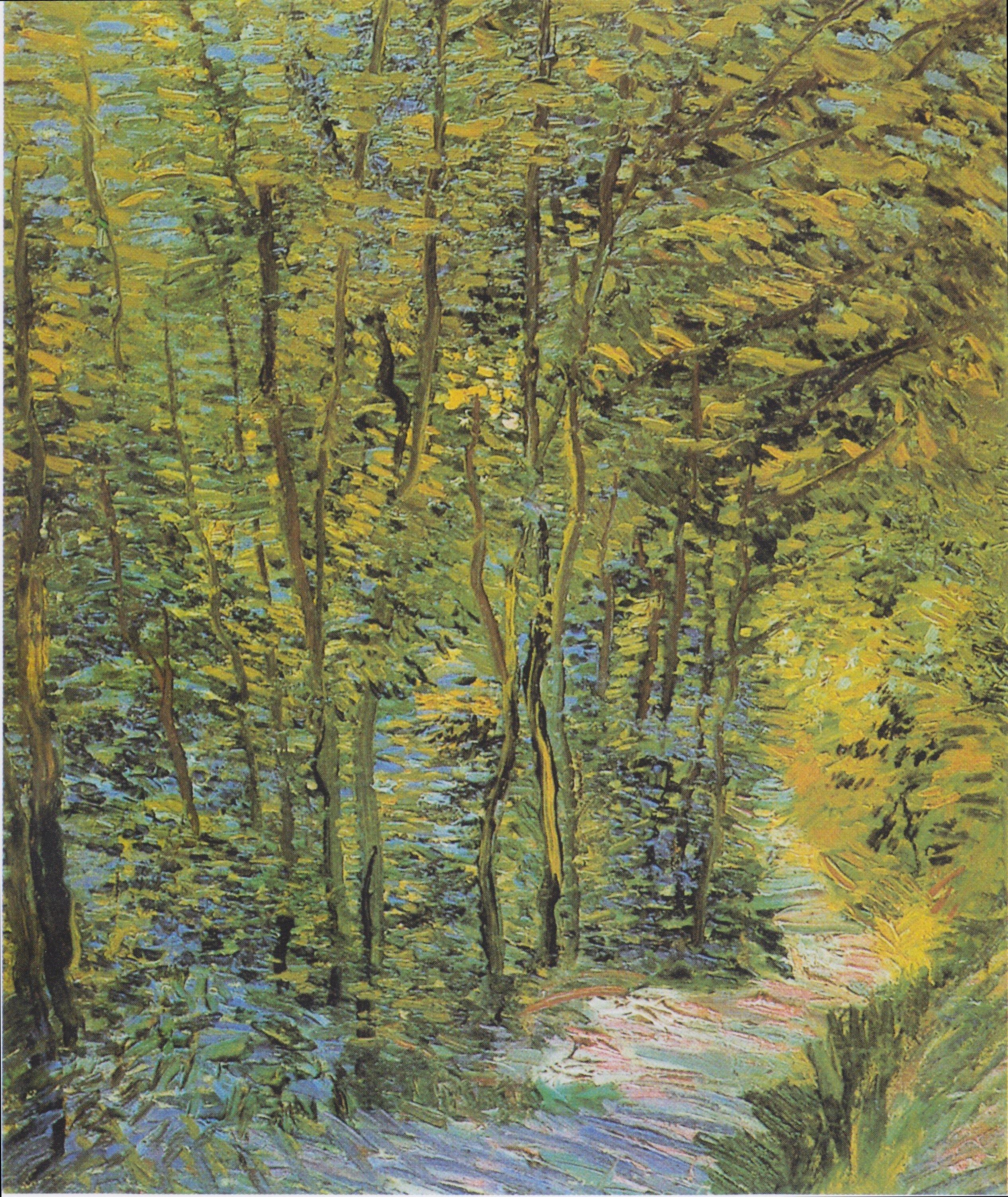 pintura Camino Del Bosque - Vincent Van Gogh