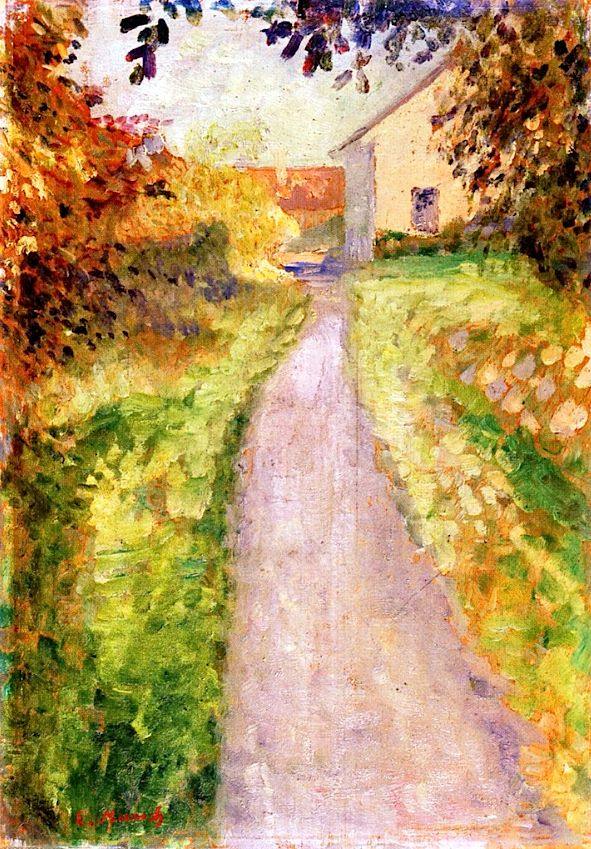pintura Camino Del Jardín - Edvard Munch