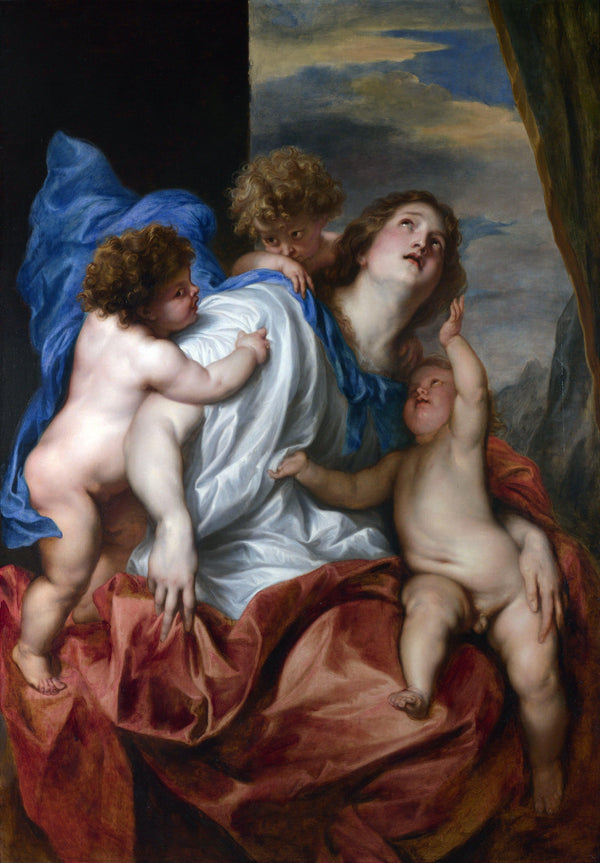 pintura Caridad - Anthony Van Dyck