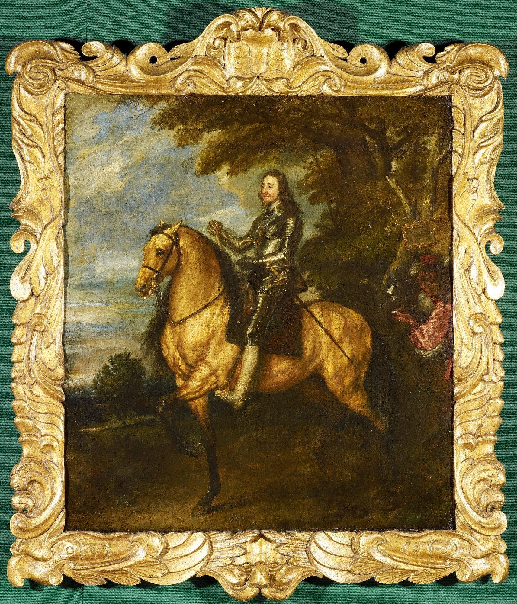 pintura Carlos I A Caballo - Anthony Van Dyck