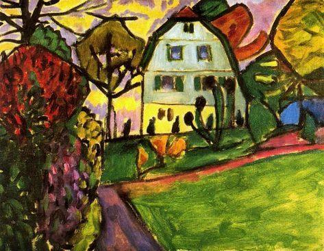 pintura Casa De Campo - Wassily Kandinsky
