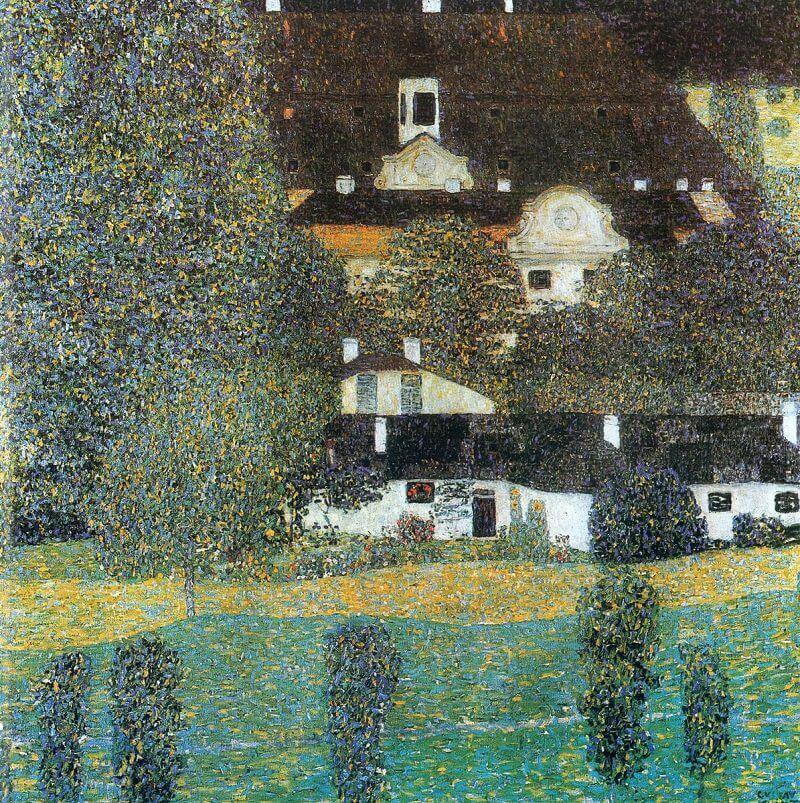 pintura Castillo Kammer Am Attersee II - Gustav Klimt
