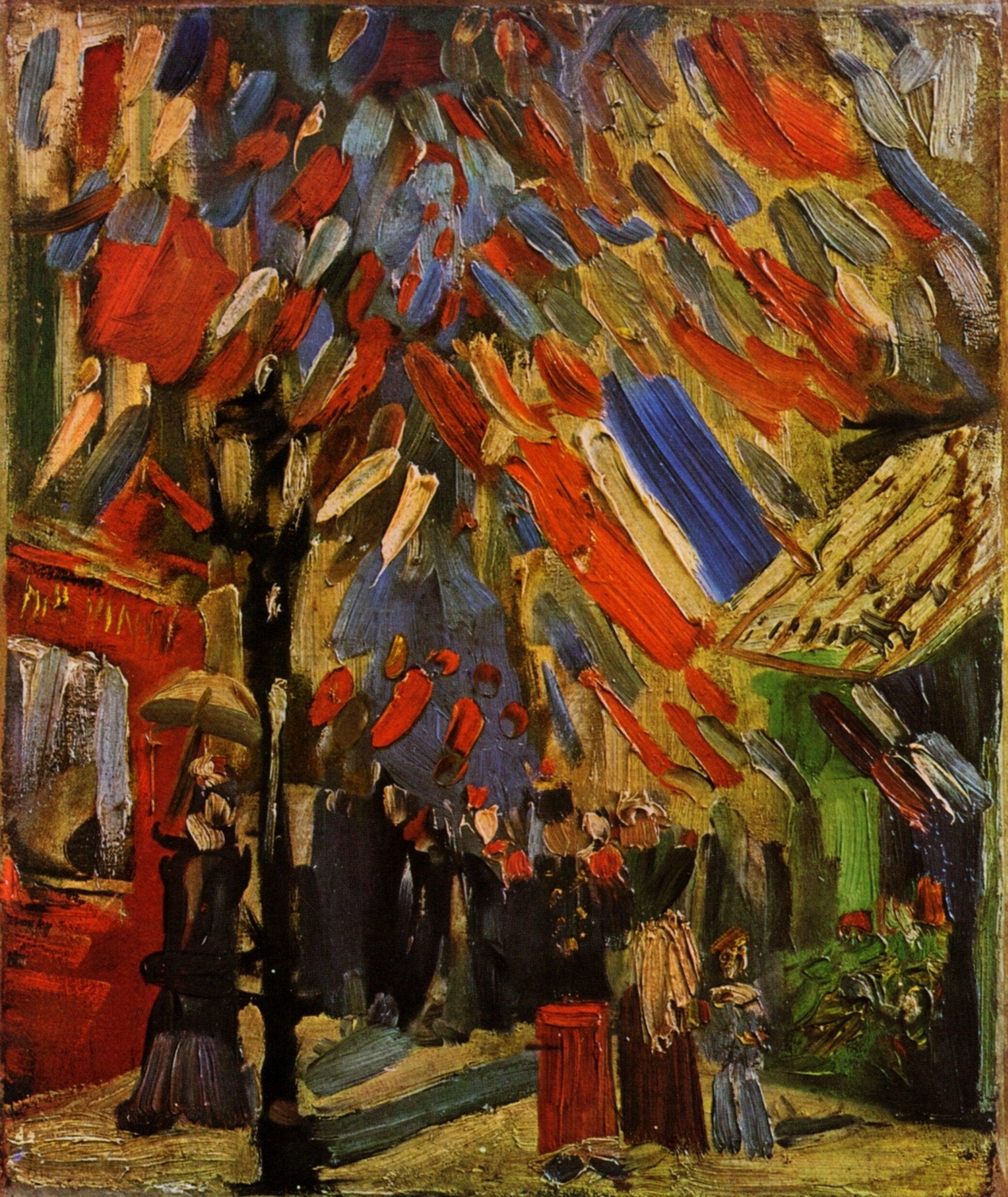 pintura Celebración Del 14 De Julio En París - Vincent Van Gogh