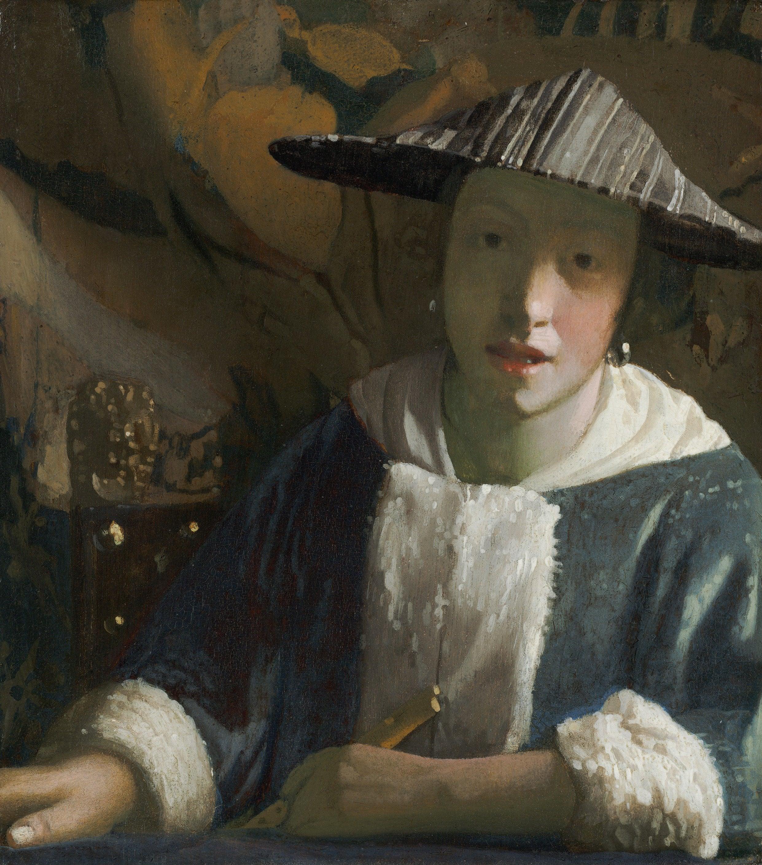 pintura Chica Con Flauta - Johannes Vermeer