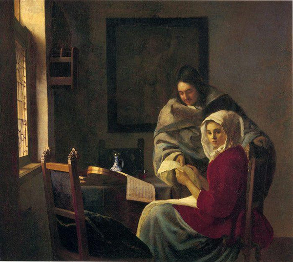 pintura Chica Interrumpida En Su Música - Johannes Vermeer