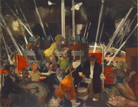 pintura Circo 1935 - Aba