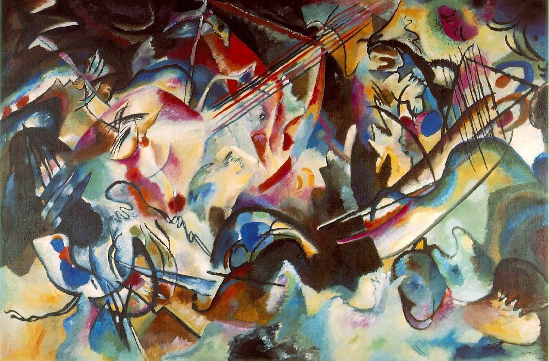 pintura Composición VI - Wassily Kandinsky
