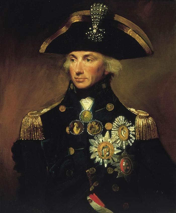 pintura Contralmirante Sir Horatio Nelson - Abbott Lemuel Francis