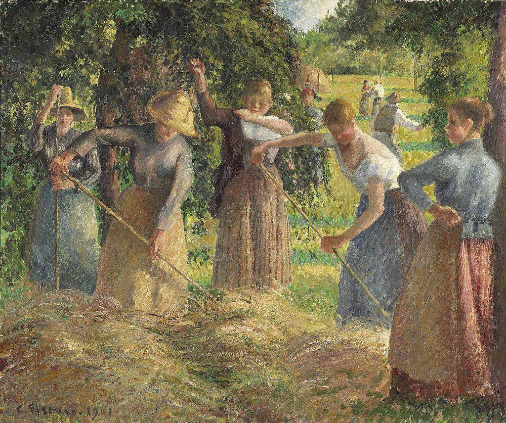 pintura Cosecha En Eragny - Camille Pissarro