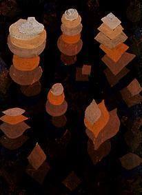 pintura Crecimiento De Las Plantas Nocturnas - Paul Klee