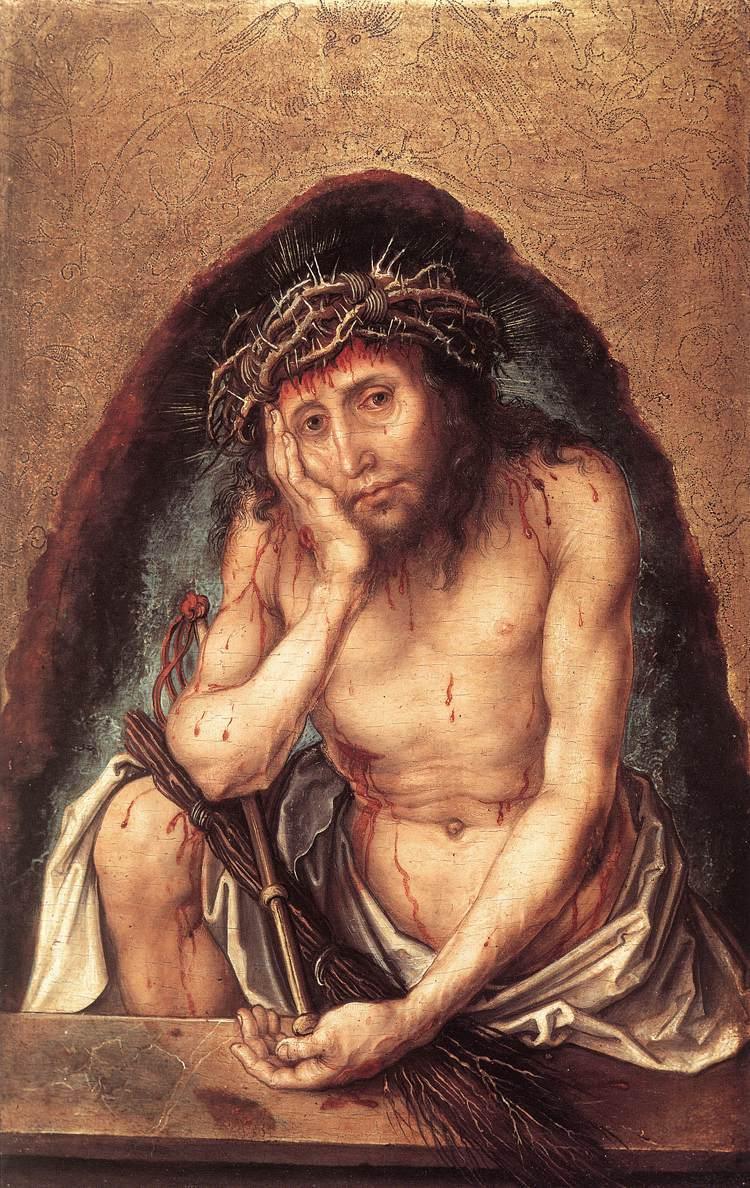 pintura Cristo Como El Hombre De Los Dolores - Albrecht Dürer