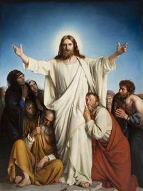 pintura Cristo Consolador - Carl Bloch