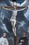 pintura Cristo Crucificado Con Dos Donantes - El Greco