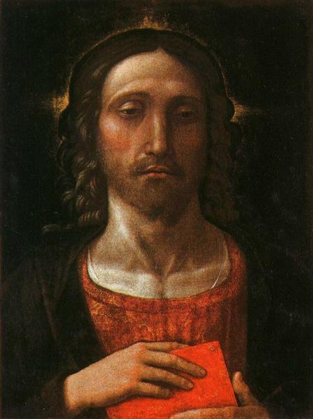 pintura Cristo El Redentor - Andrea Mantegna