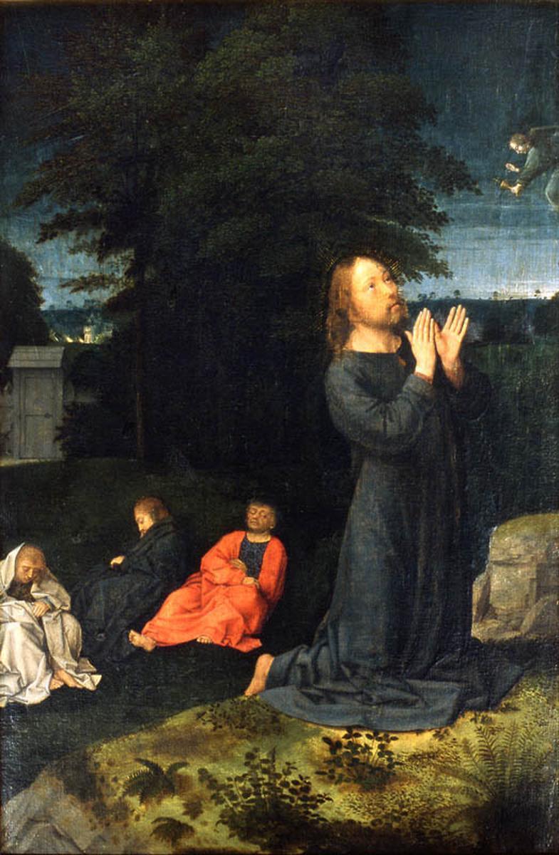 pintura Cristo En El Huerto De Olivos - Adriaen Isenbrandt