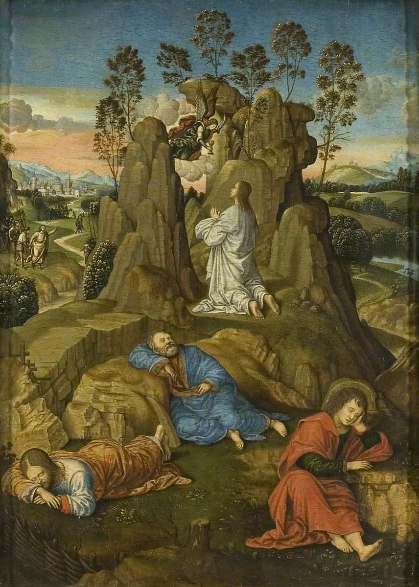 pintura Cristo En Getsemaní -Timoteo Viti