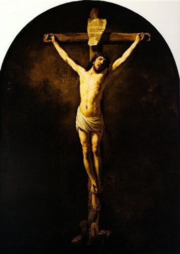 pintura Cristo En La Cruz - Rembrandt