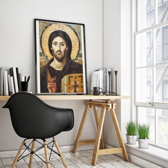 pintura Cristo Pantocrátor - Kuadros
