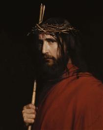 pintura Cristo Y Espinas - Carl Bloch