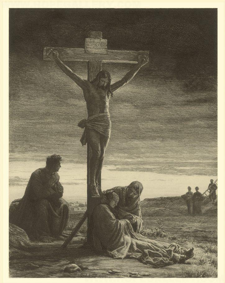 pintura Crucifixión De Cristo - Carl Bloch