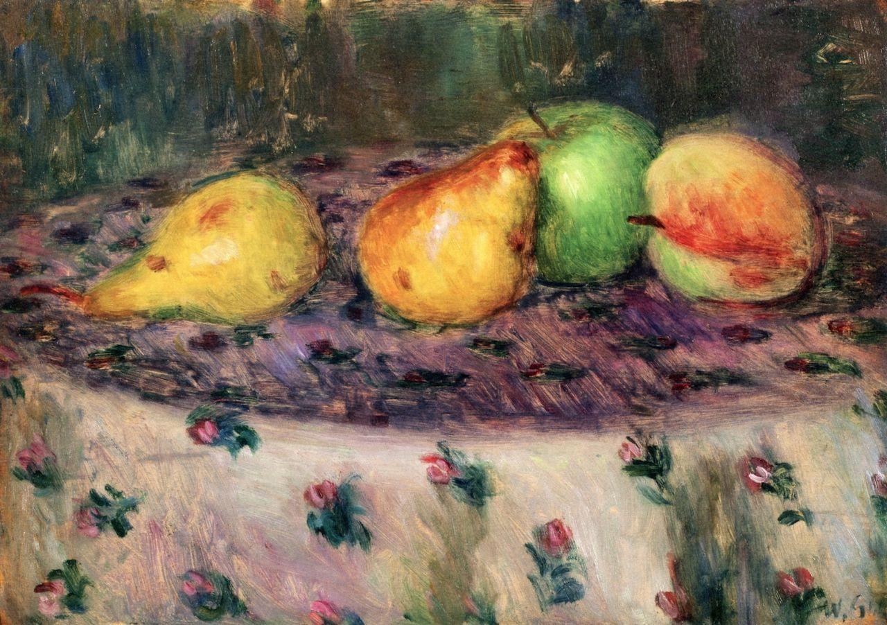 pintura Cuatro Frutas - William Glackens