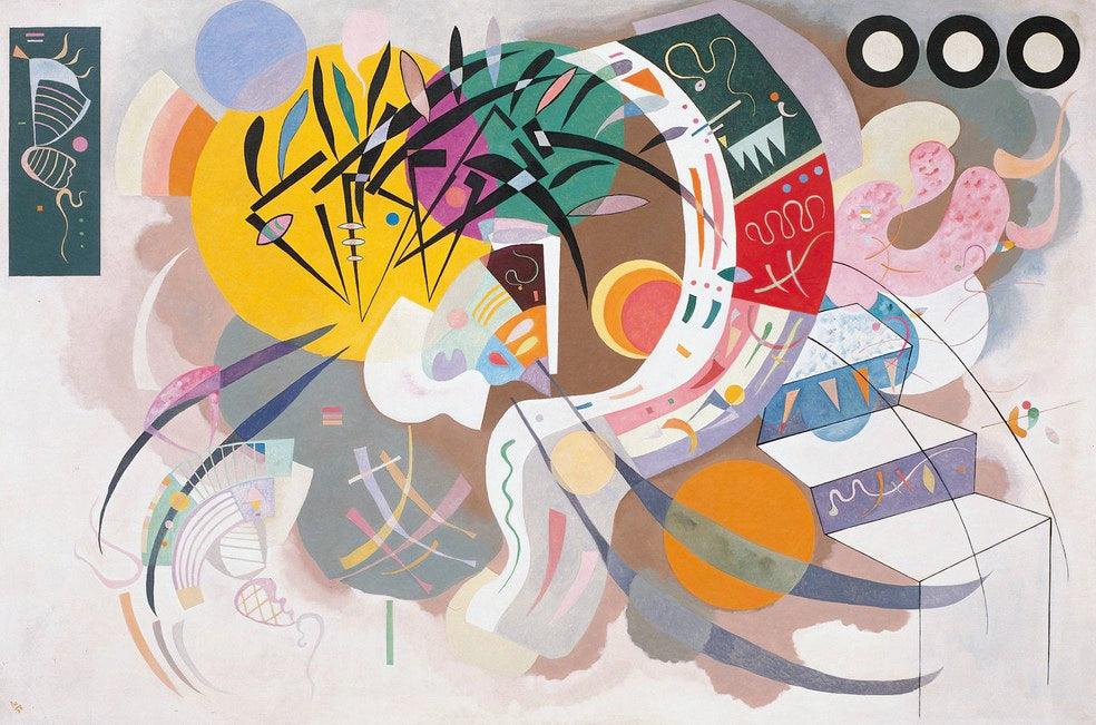pintura Curva dominante - Wassily Kandinsky