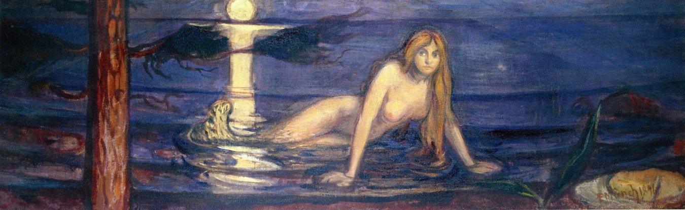 pintura Dama Del Mar - Edvard Munch