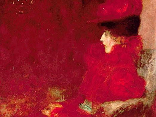 pintura Dama En Un Sillón - Gustav Klimt