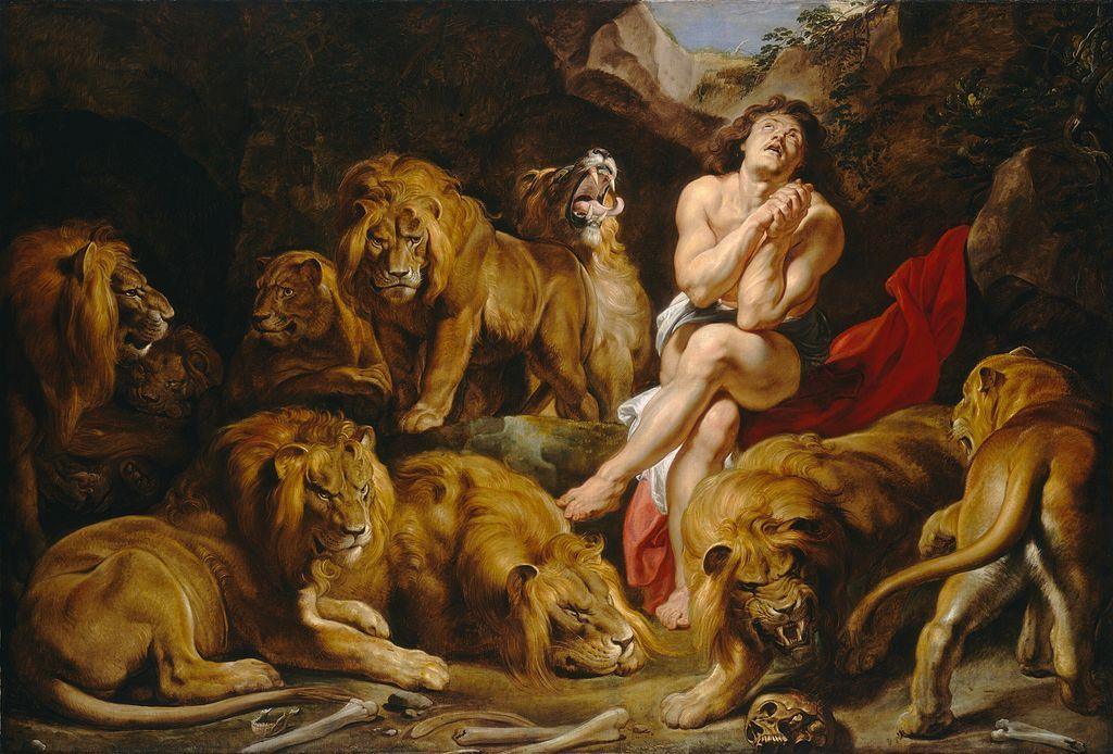 pintura Daniel En El Foso De Los Leones - Peter Paul Rubens