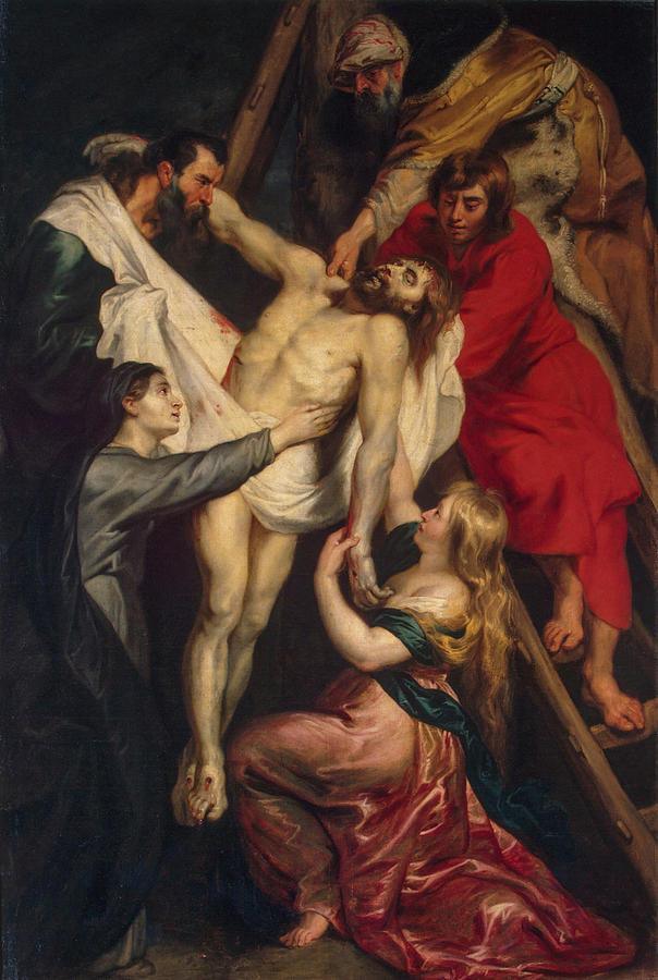 pintura Descenso De La Cruz - Peter Paul Rubens