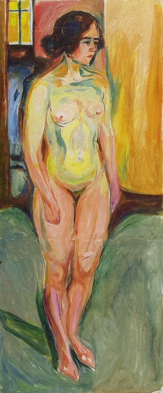 pintura Desnudo De Pie, Mediodía - Edvard Munch
