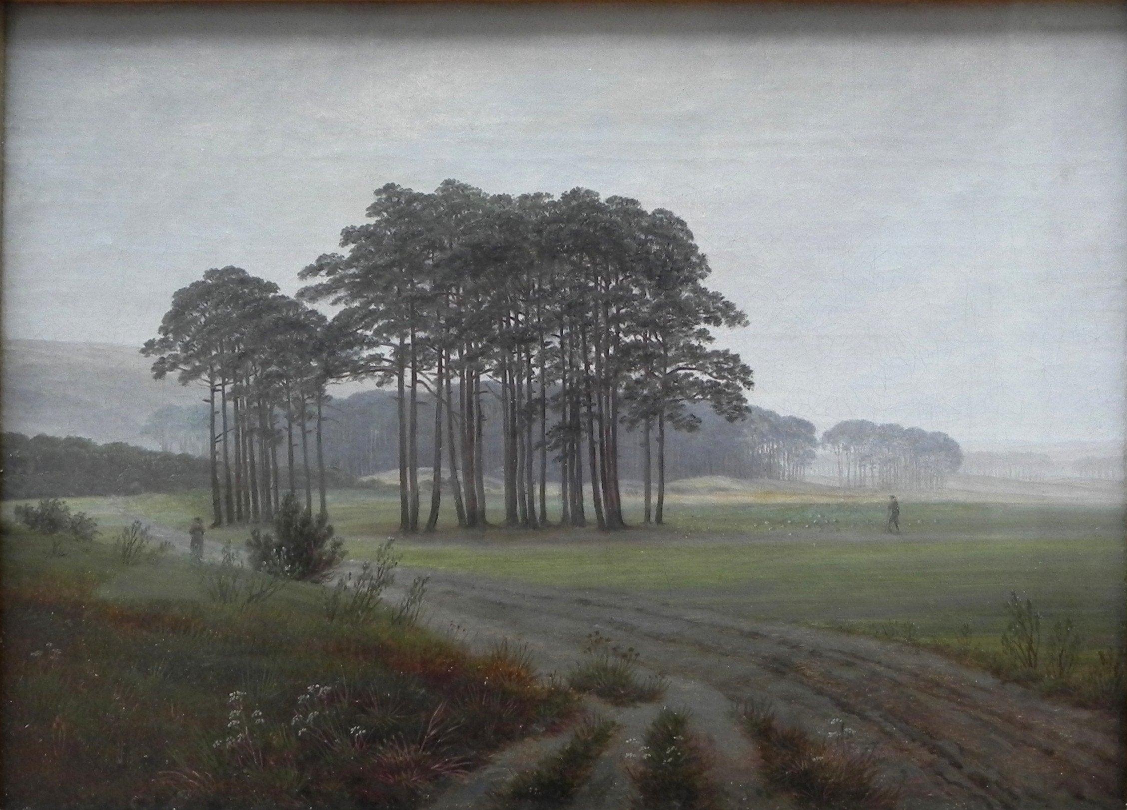 pintura Día - Caspar David Friedrich