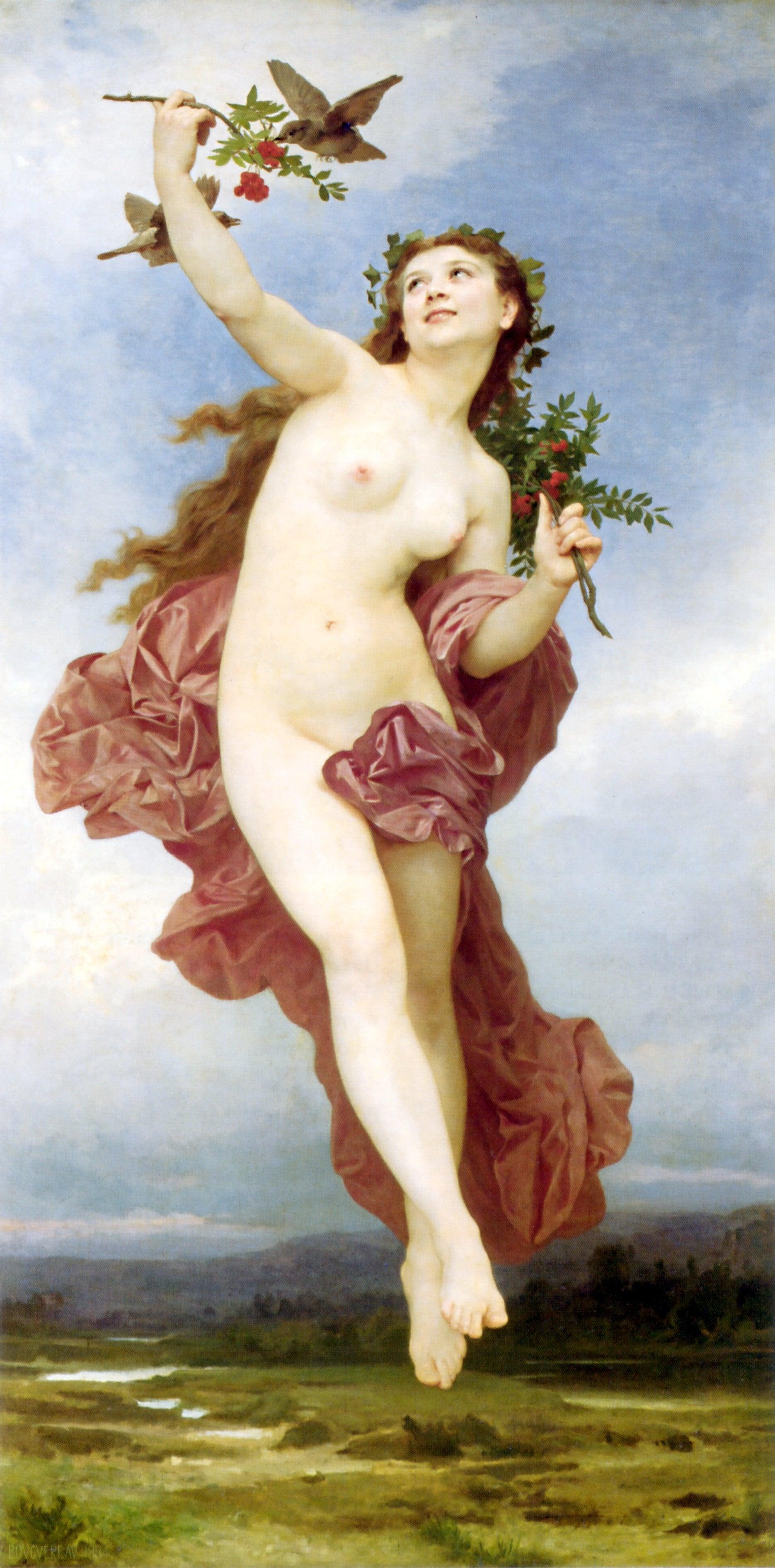 pintura Día - William-Adolphe Bouguereau