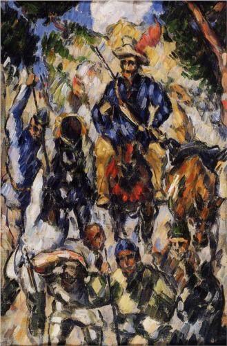 pintura Don Quijote, Vista Desde Atrás - Paul Cezanne