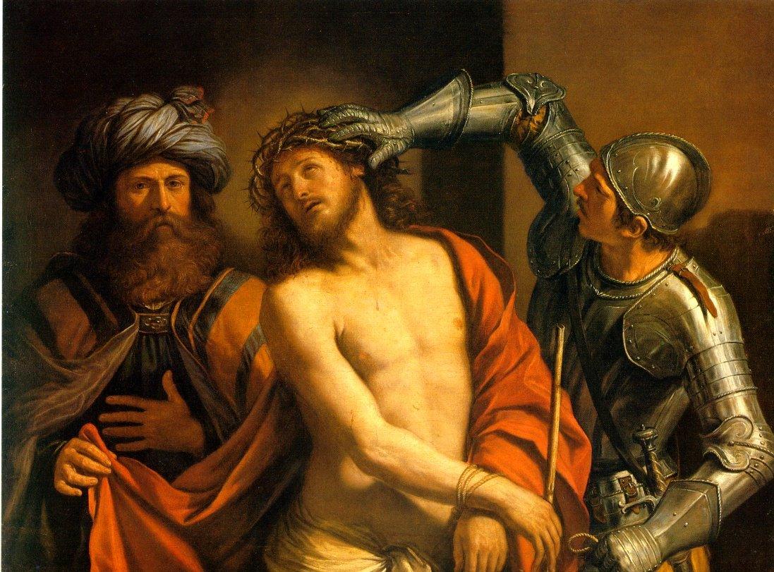 pintura Ecce Homo - Guercino