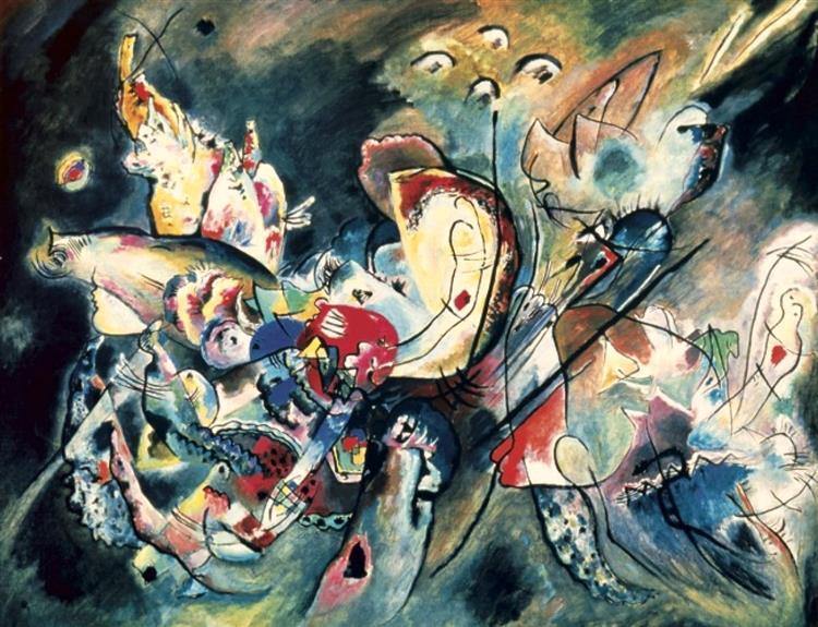 pintura El Atribulado - Wassily Kandinsky