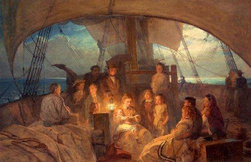 pintura El Barco Emigrante - Absolon John