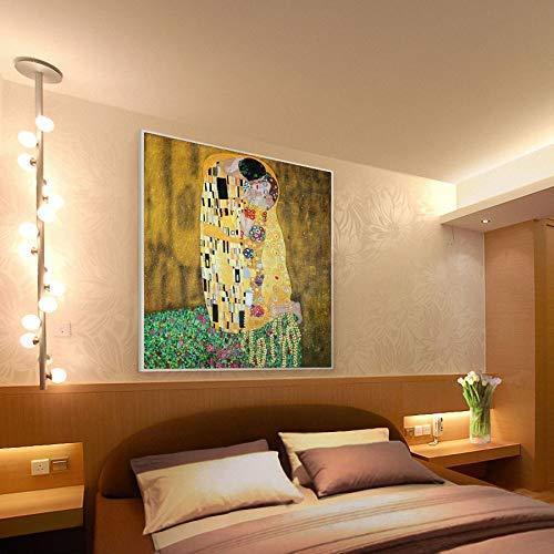 pintura El Beso - Gustav Klimt