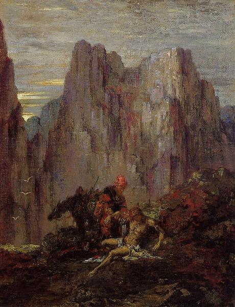 pintura El Buen Samaritano - Gustave Moreau