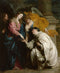 pintura El Compromiso Místico Del Beato José Hermann Con La Virgen María -  Anthony Van Dyck